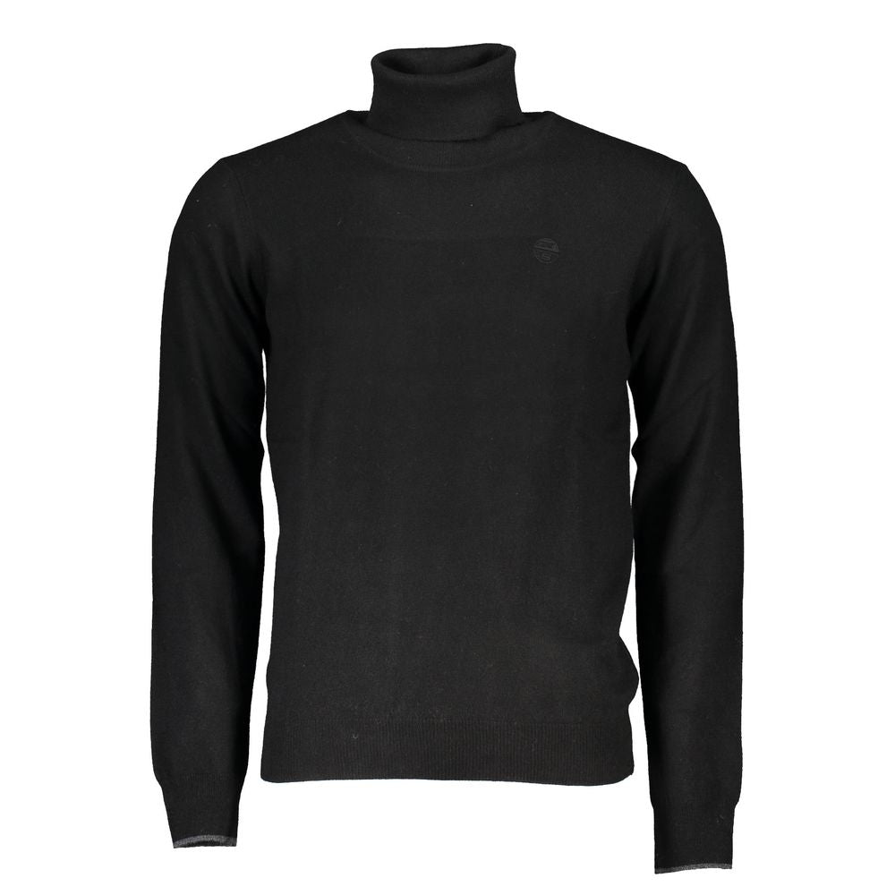 Black Fabric Sweater