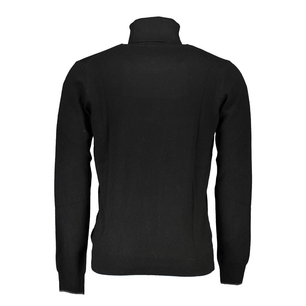 Black Fabric Sweater