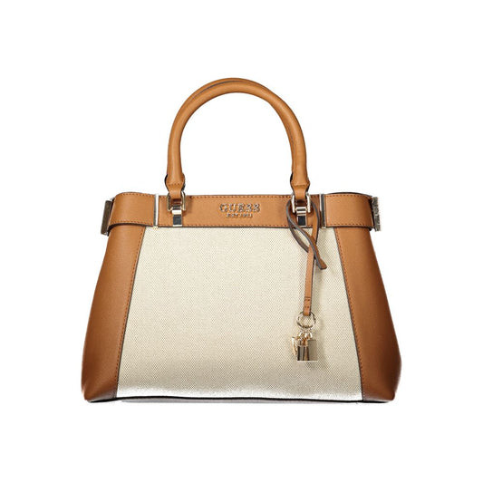 Brown Cotton Handbag