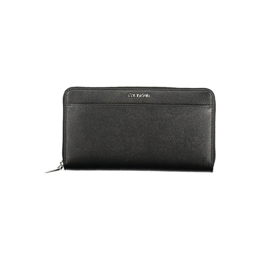 Black Polyethylene Women Wallet