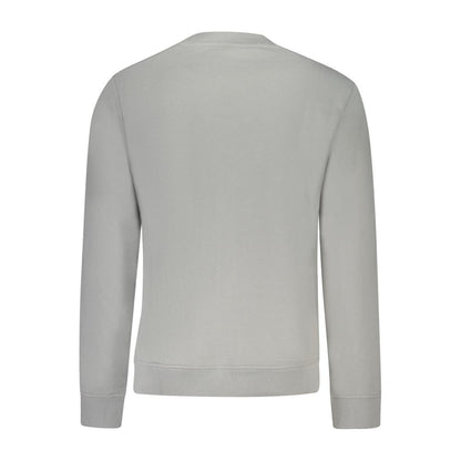Gray Cotton Men Sweater