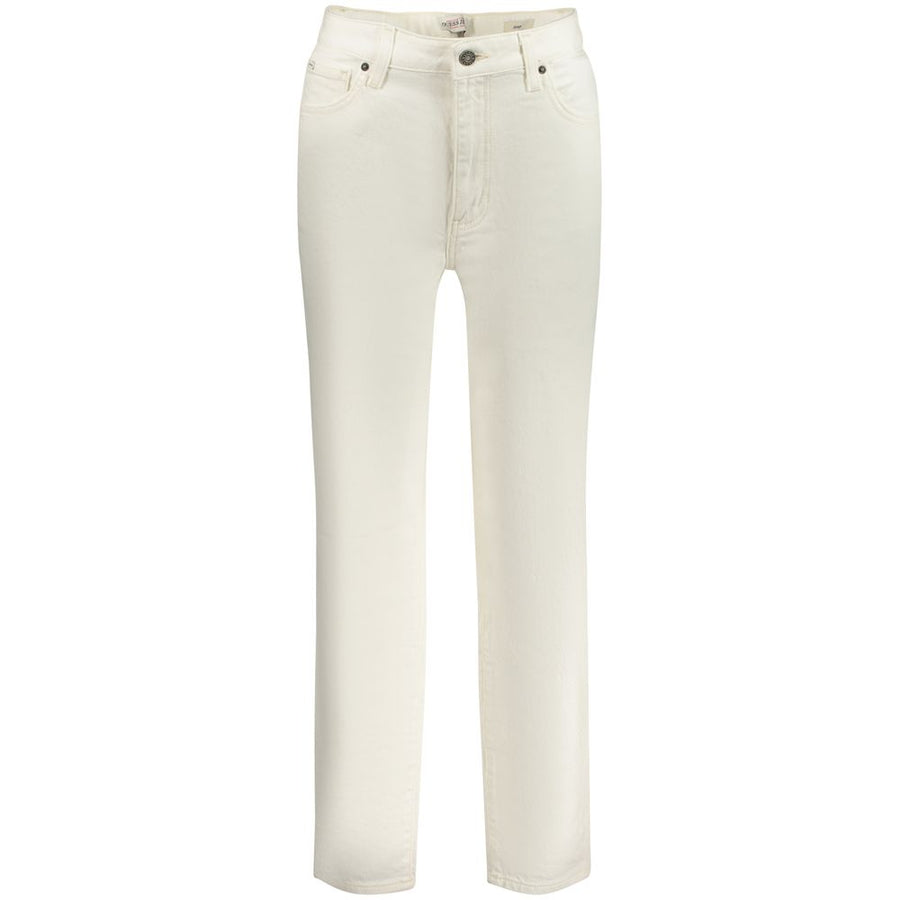 White Cotton Women Jeans