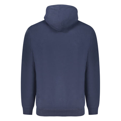 Blue Cotton Men Sweater