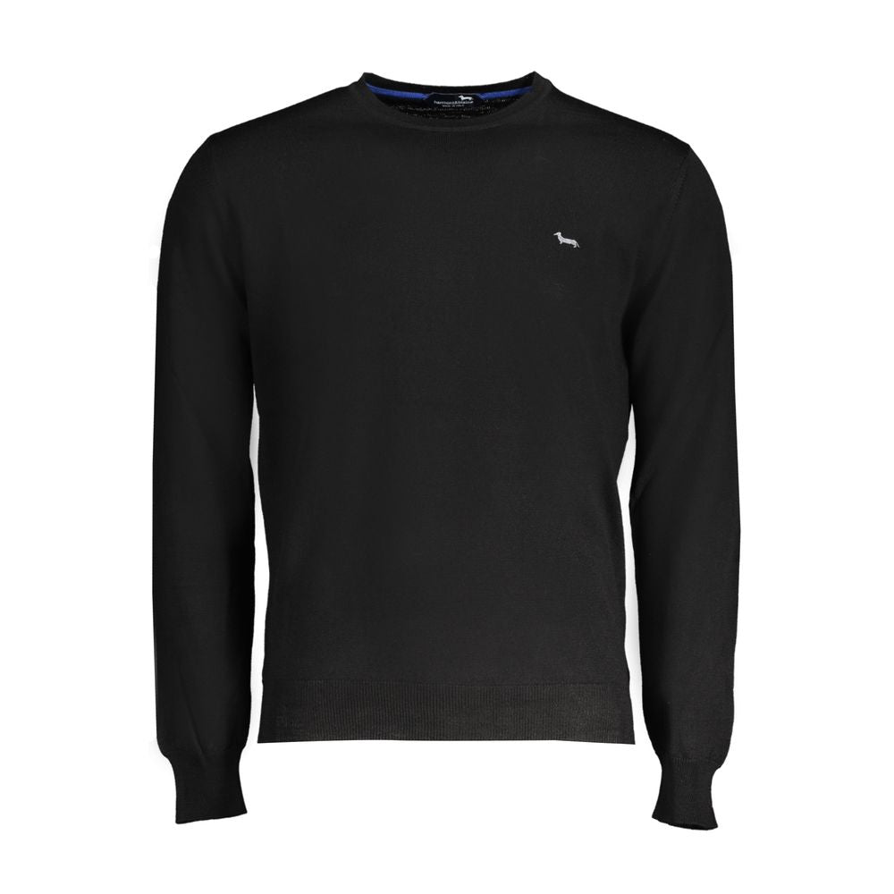 Black Wool Men's Sweater