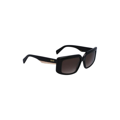 Black Acetate Women Sunglasses