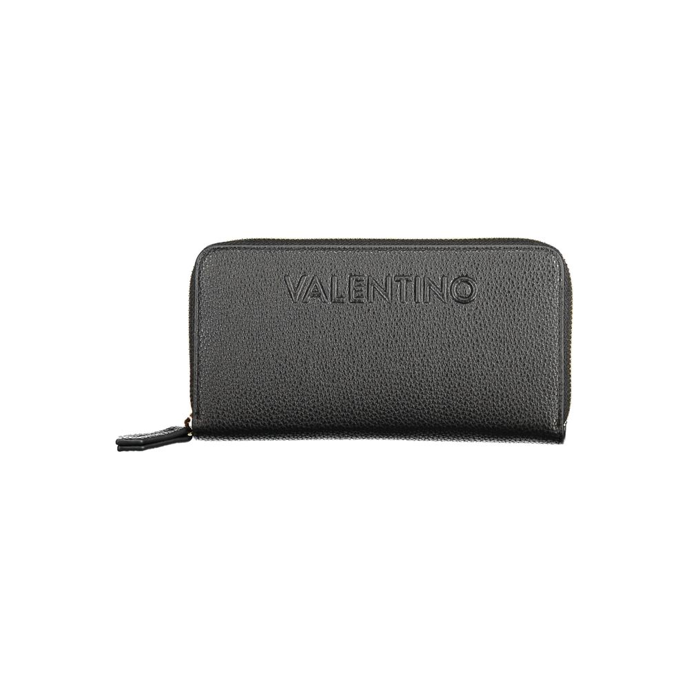 Black Polyurethane Women Wallet