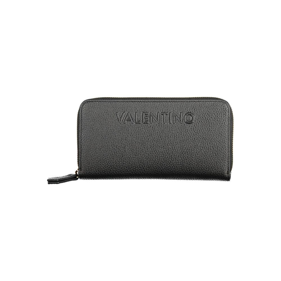 Black Polyurethane Women Wallet