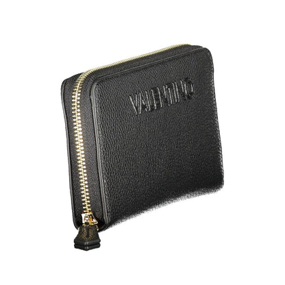 Black Polyurethane Women Wallet