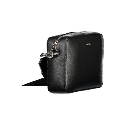 Black Polyethylene Women Handbag