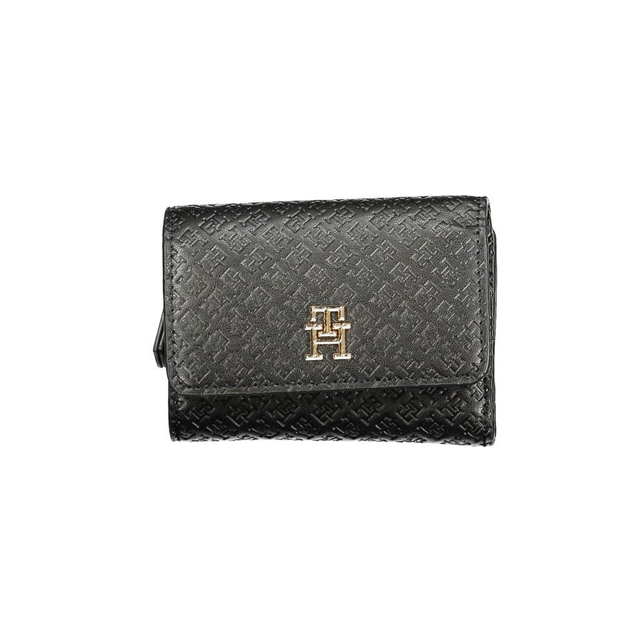 Black Polyethylene Women Wallet