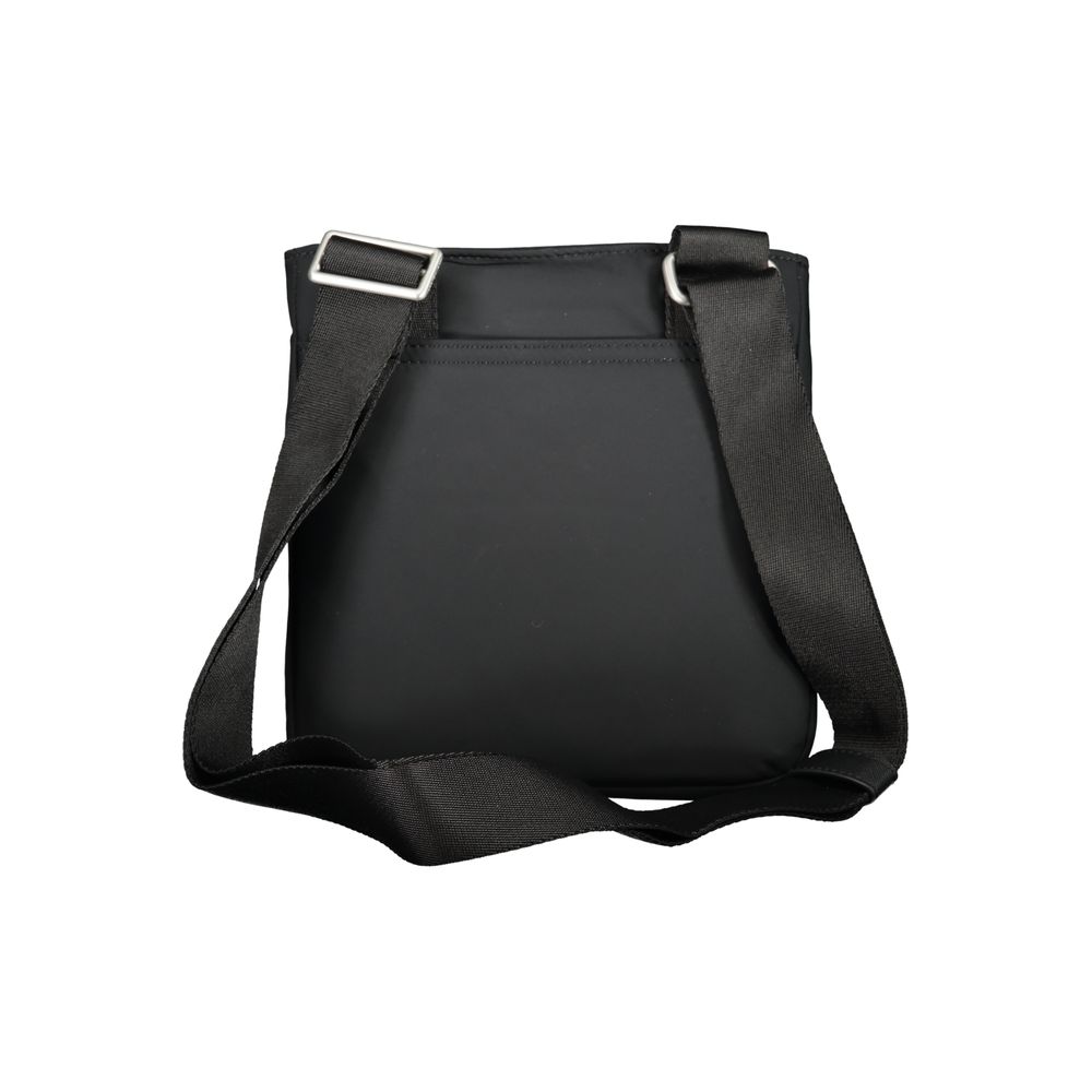 Black Polyester Men Shoulder Bag