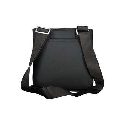 Black Polyester Men Shoulder Bag