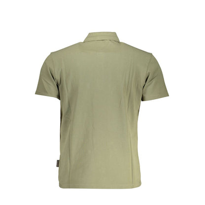 Green Cotton Polo Shirt