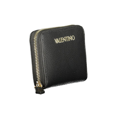 Black Polyurethane Women Wallet