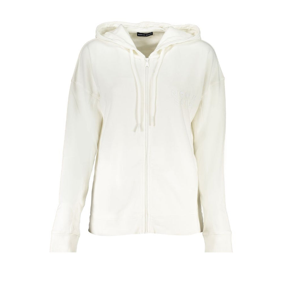 White Cotton Women Sweater