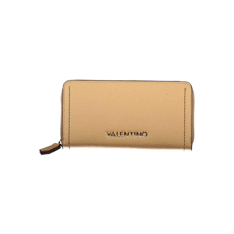 Beige Polyethylene Women Wallet