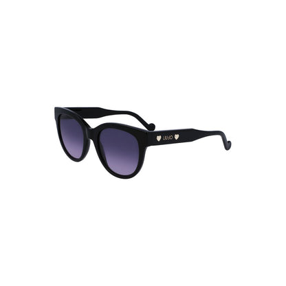 Black Acetate Women Sunglasses