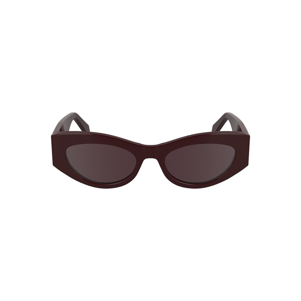 Red Acetate Women Sunglasses