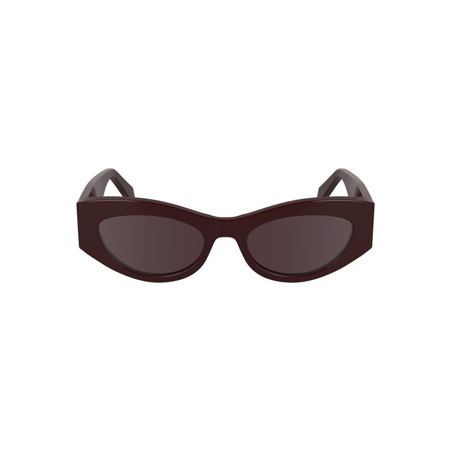 Red Acetate Women Sunglasses