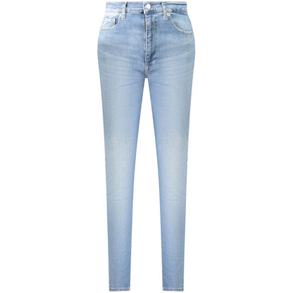 Blue Cotton Women Jeans