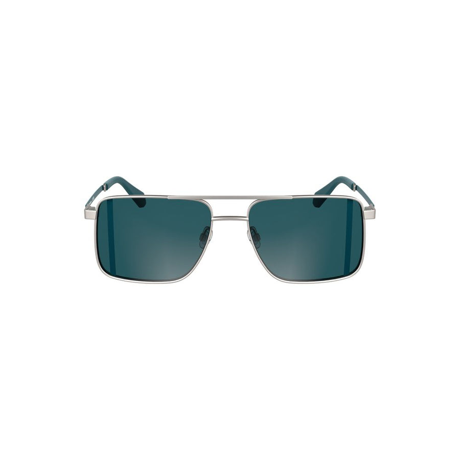 Gray Metal Men Sunglass