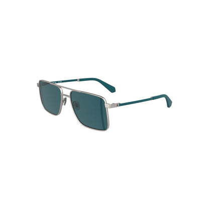 Gray Metal Men Sunglass