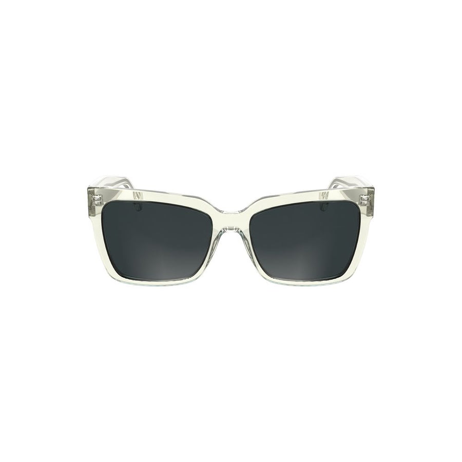 Transparent Plastic Men Sunglass