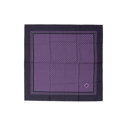 Purple Silk Pocket Square