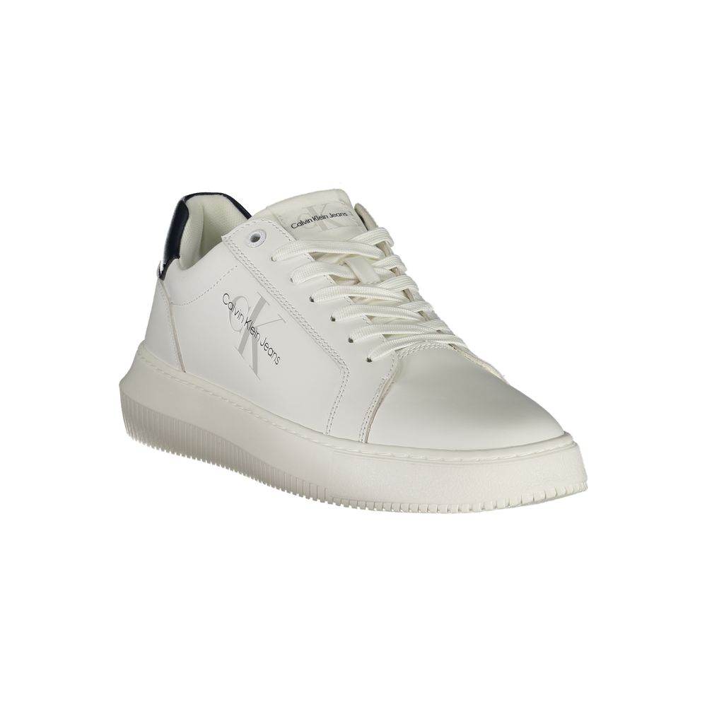 White Leather Men Sneaker