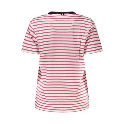 Pink Cotton Women T-Shirt