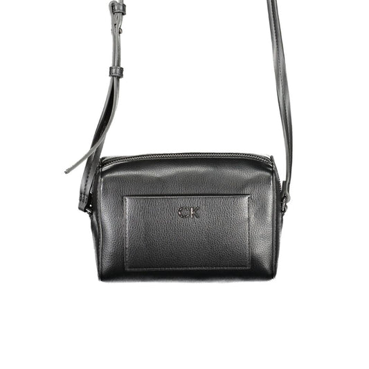 Nero Poliuretano Donna Shoulder Bag