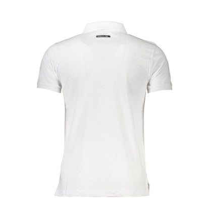 White Cotton Polo Shirt