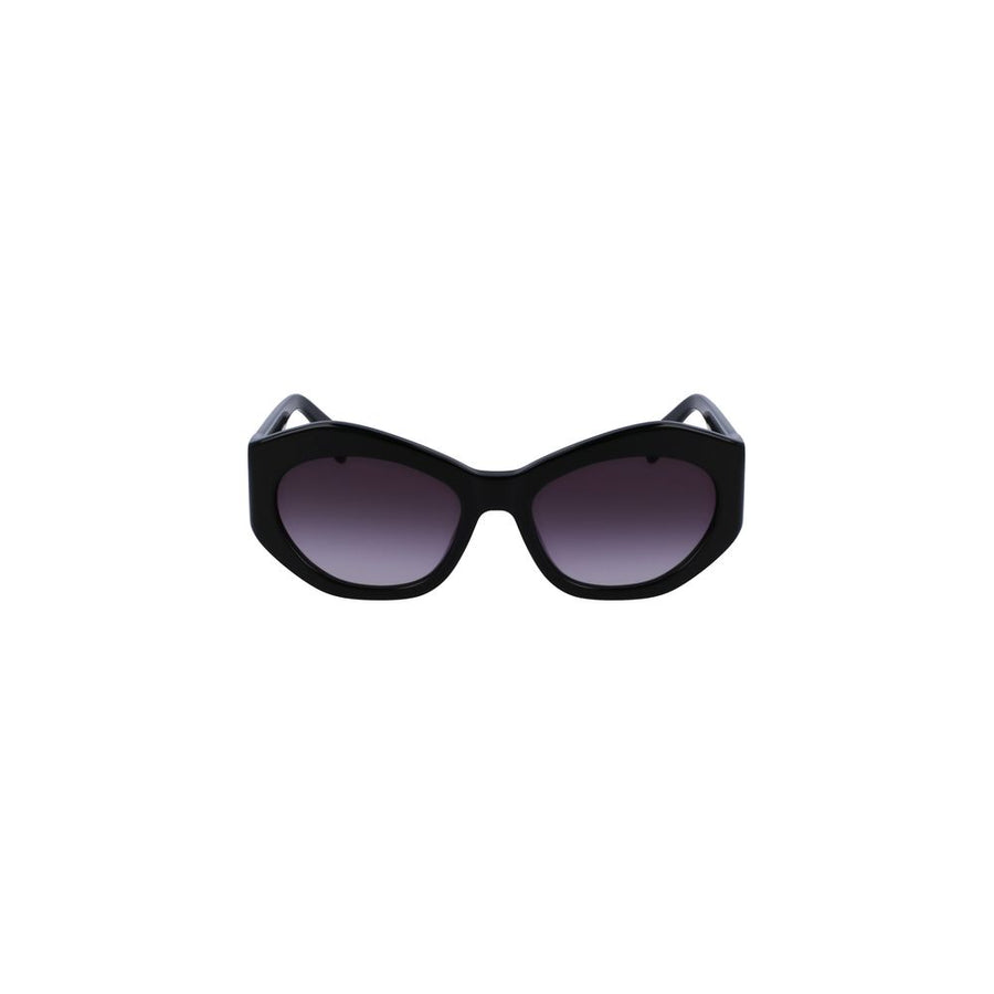 Black Acetate Women Sunglass