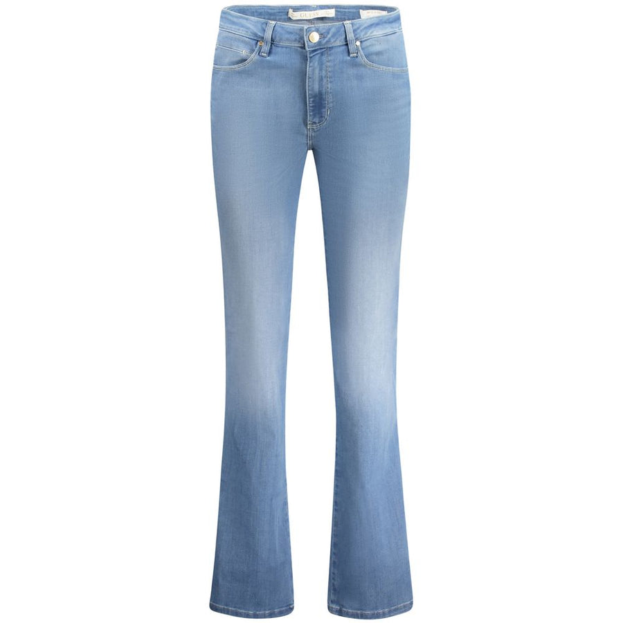 Blue Cotton Women Jeans