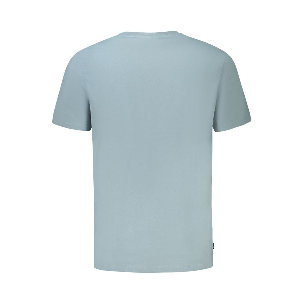 Light Blue Organic Cotton Men T-Shirt