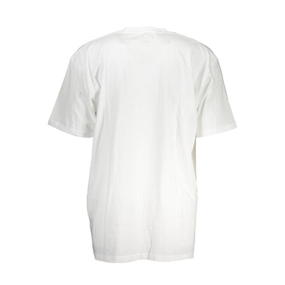 White Cotton Men T-Shirt