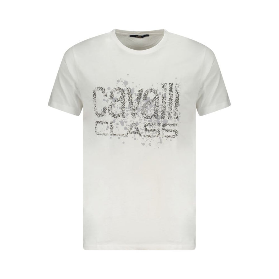 White Cotton Men T-Shirt