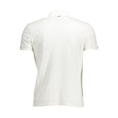 White Cotton Polo Shirt