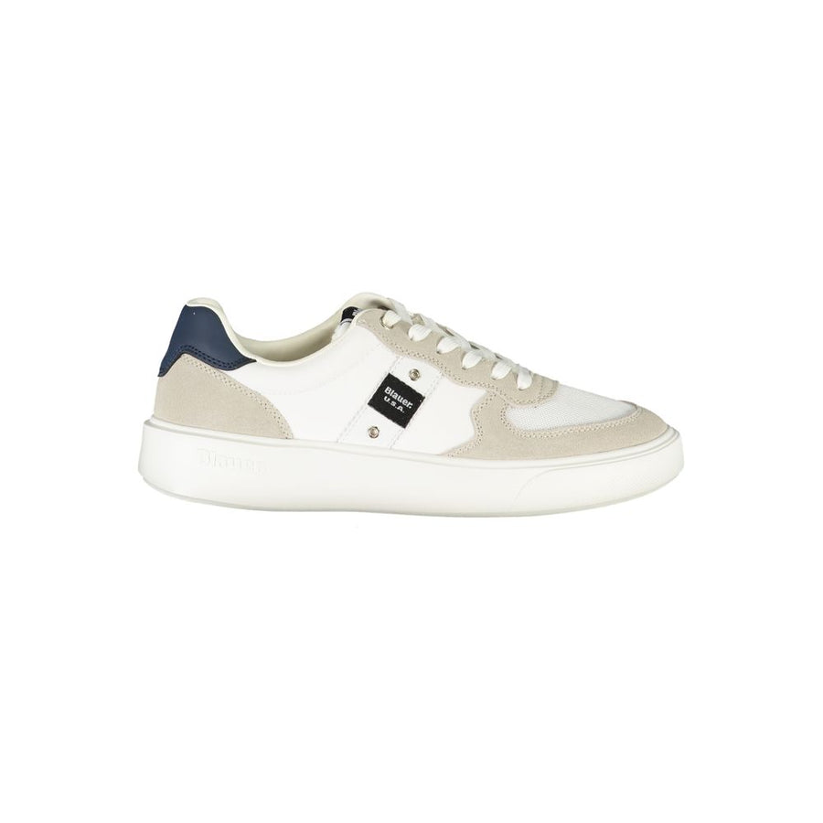 Bianco Polyurethane Men Sneaker