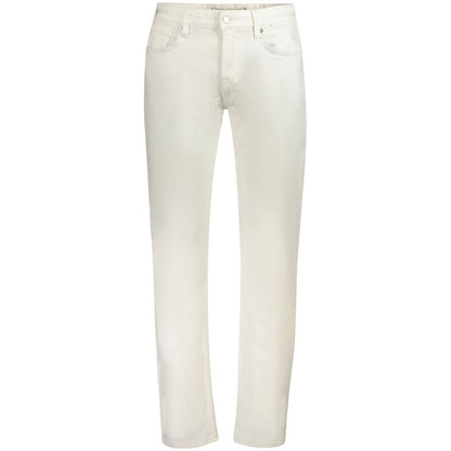 White Cotton Mens Jeans