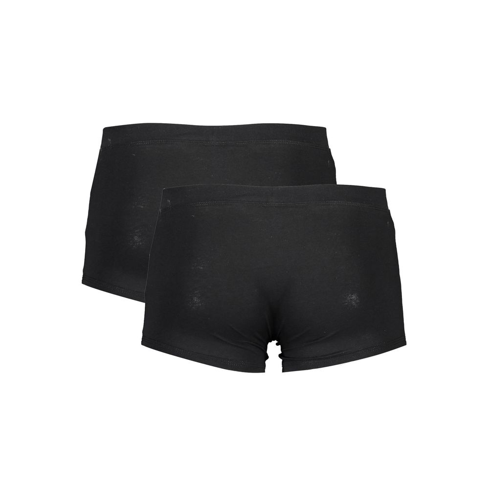 Black Cotton Men Boxer Pack