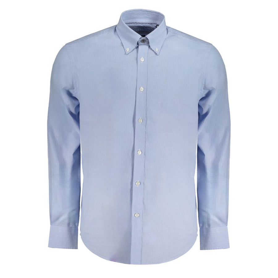Light Blue Cotton Men Shirt
