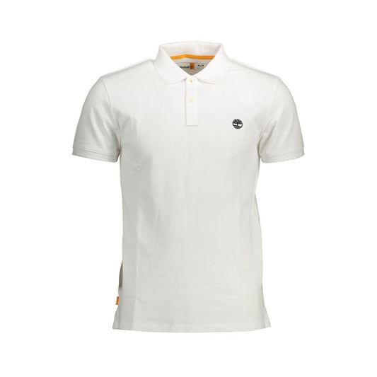 White Cotton Polo Shirt