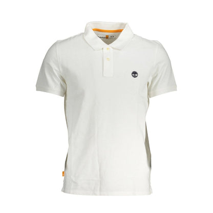 White Cotton Polo Shirt
