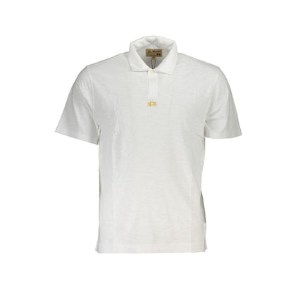 White Cotton Men's Polo Shirt