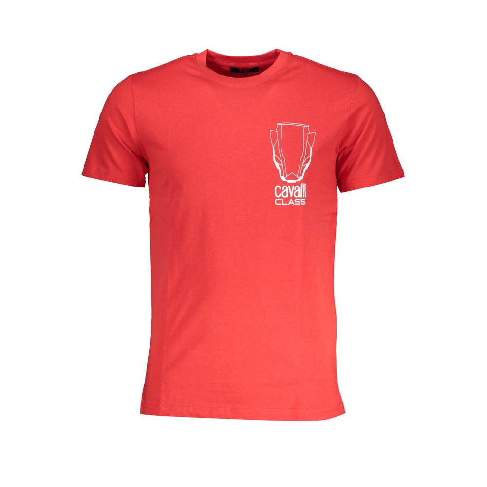 Red Cotton Men's T-Shirt