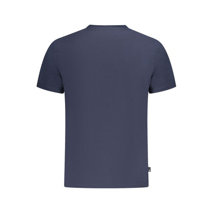 Blue Cotton Men T-Shirt