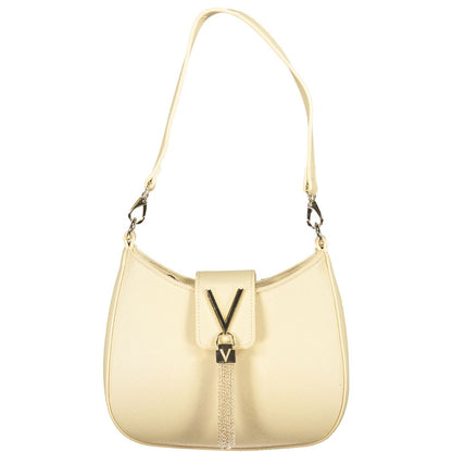 Beige Polyethylene Women Handbag