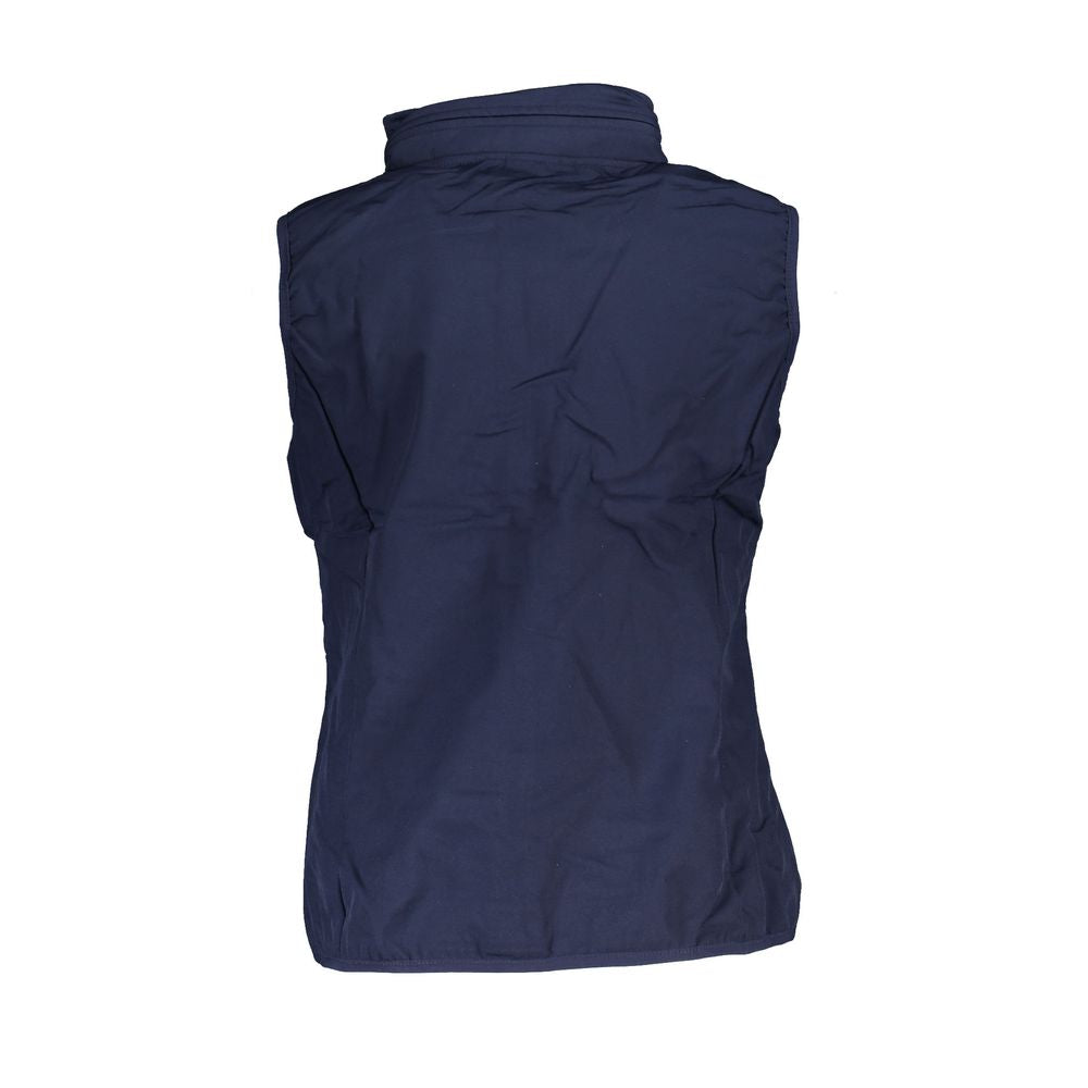 Blue Polyester Women Jacket