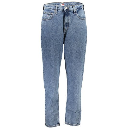 Blue Cotton Women Jeans